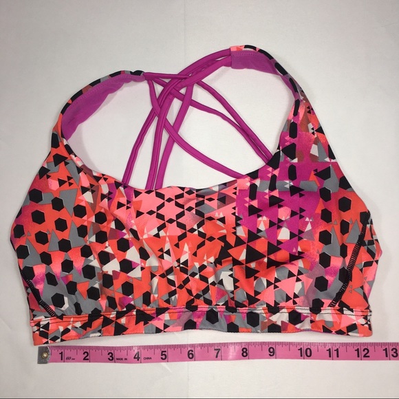 Victoria Sport Other - Victoria Sport Bra. Size Medium Pink/orange print